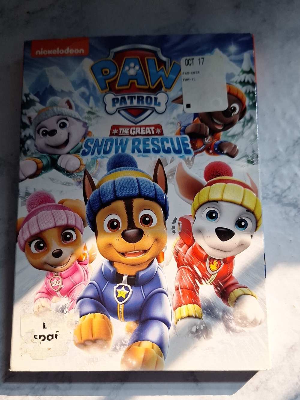 Nickelodeon PAW Patrol The Great Snow Rescue - Blue, Red, Yellow, Pink, White